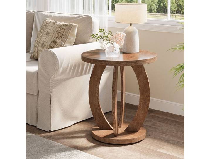 Table d'appoint - LITTLE TREE - Little Tree - Ronde - Bois massif - Ø50 cm