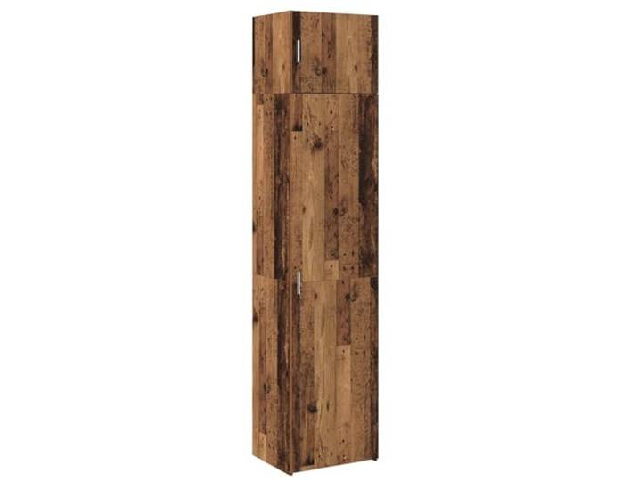 KGHFDVB Sideboard 2 pcs Altholz 50 x 41 x 225 cm Modernes Design, Holzwerkstoff braun, 3 Stauraumelemente, für Wohnzimmer