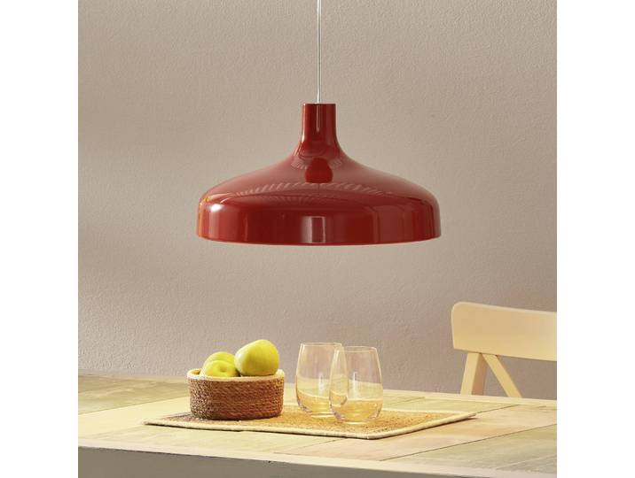 Aluminor Hängelampe Brasilia, dimmbar, rot, für Wohn- / Esszimmer, Aluminium, Junges Wohnen, Pendelleuchte