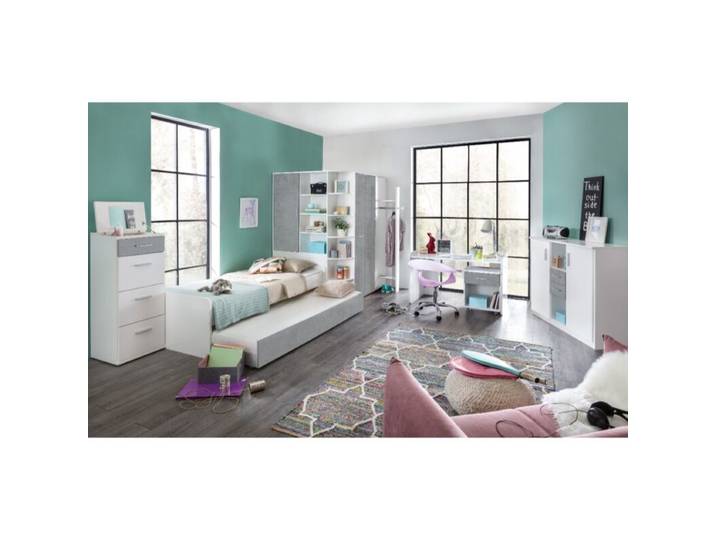 Wimex Joker Jugendzimmer Set 8-tlg. inkl. Schreibtisch mit Schub