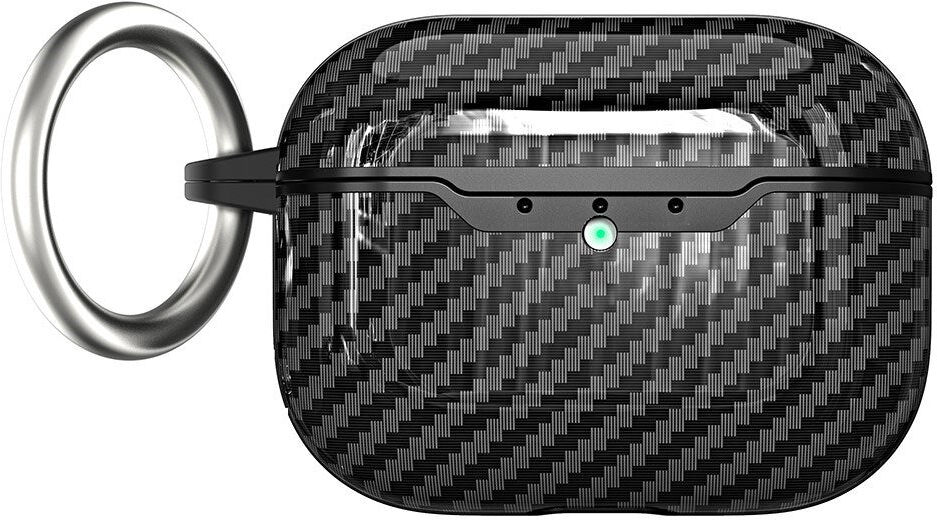 TABLETCOVERS.DK Apple AirPods Pro (3. gen.) Carbon Plast Cover - Sort