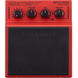 Roland SPD::ONE Wav (Drums, Gitarre), Effektpedal, Schwarz, Rot