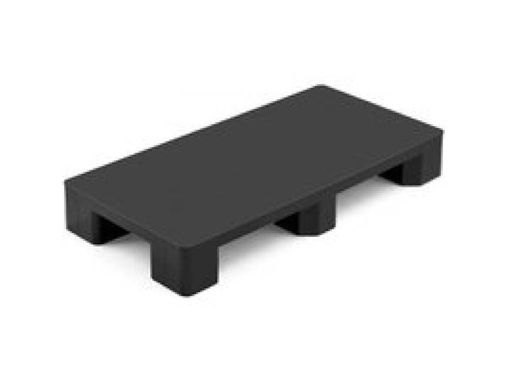 VEVOR Kunststoffpalette 1000x500x136 mm, Universale Leichtpalette mit 1000 kg Statischer Traglast, Geschlossene Industriepalette mit 2-Wege-Einfahrt, Nestbare Bodenpalette für Lager Garage Supermarkt