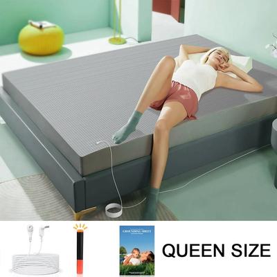 Uplift Essentials Earthing Fitted Sheet With Organic Cotton And Silver Fiber au grey Queen Size