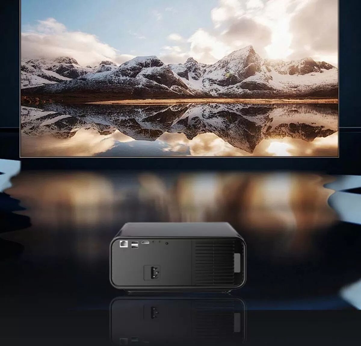INF High Definition Projektor mit Google TV (EU-Stecker), 1080p Native, 1000 ANSI Lumen