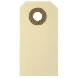 IB Laursen Anhängeschild aus Papier, 6 x 3 cm, natur