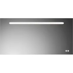 burgbad Lin20 Lichtspiegel mit horizontaler LED-Beleuchtung, Melamin, 1400x30x700mm, SIIX140PN529