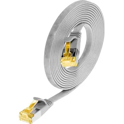SLIM S6A 3 GR - Cat.6a SLIM-Patchkabel, U/FTP, 3 m, grau