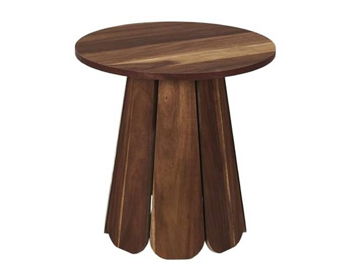 HOME DECO FACTORY\, HD0347\, Table d'Appoint D45Cm Will\, Collection Softness\, Mobilier\, Table Et Bureau\, Table d'Appoint - Gigogne\, 45x45x45 cm\, Marron