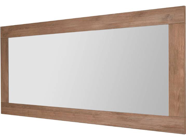 Wandspiegel HOME AFFAIRE Rimini , braun, H:75cm T:2cm, Spiegelglas, Spiegel, Wandspiegel, Breite 170 cm