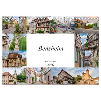 Bensheim Impressionen (Wandkalender 2026 DIN A4 quer), CALVENDO Monatskalender