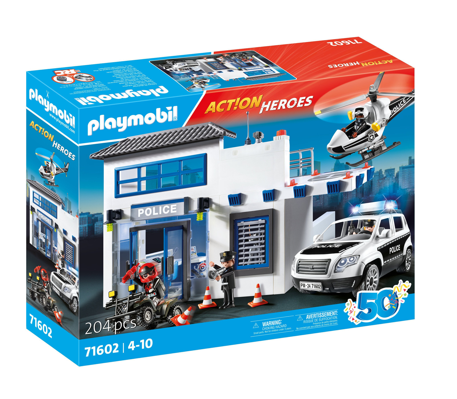 Playmobil Action Heroes Politiebureau Constructiespeelgoed 71602