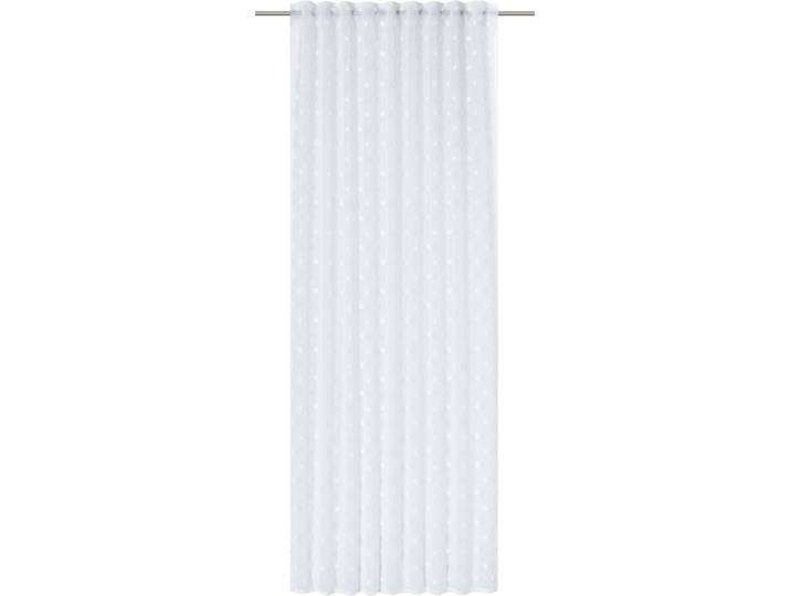 Elbersdrucke Gordijn met verborgen lussen Fluffy Dots 255x140 cm wit