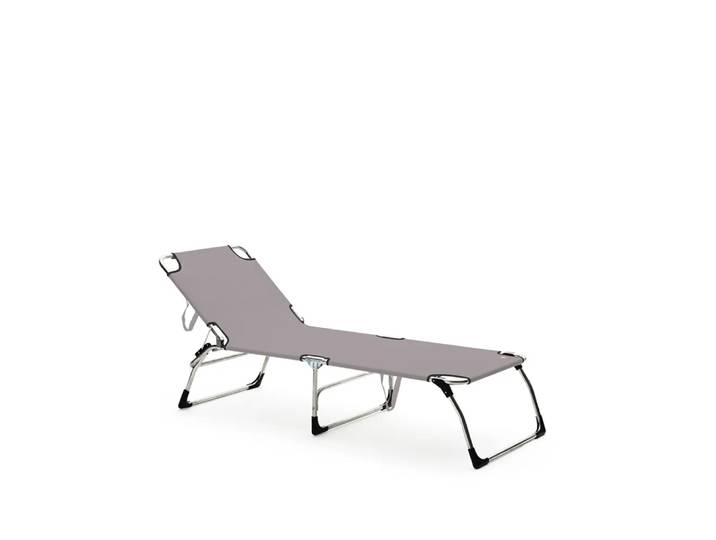 Fiam Chaise longue Amigo XXL tissu Continente, structure en aluminium