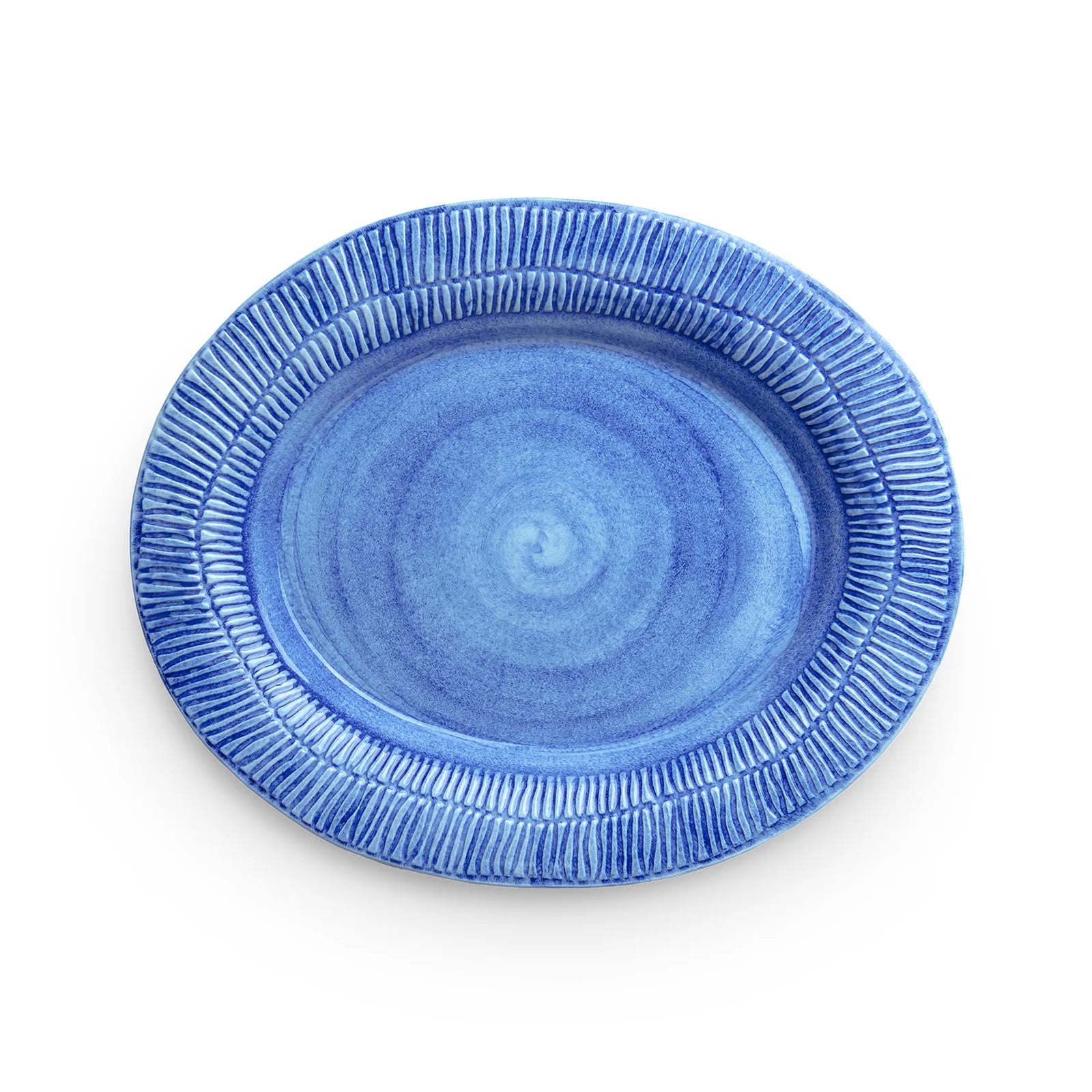 Mateus Stripes schotel Lichtblauw 30 x 35 cm