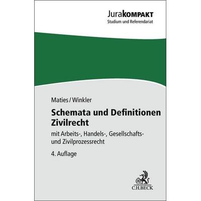 Schemata und Definitionen Zivilrecht, Taschenbuch von Martin Maties,Klaus Winkler, C.H. Beck, 978-3-406-82404-3