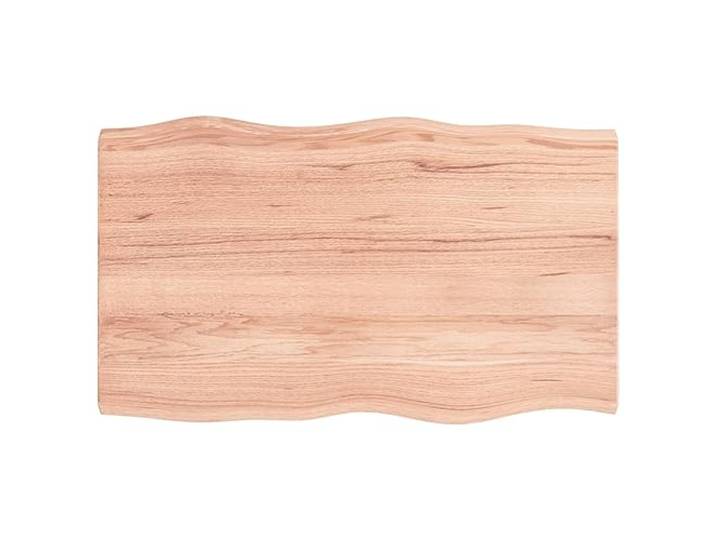 vidaXL Tischplatte 100x60x(2-4) cm Massivholz Behandelt Baumkante