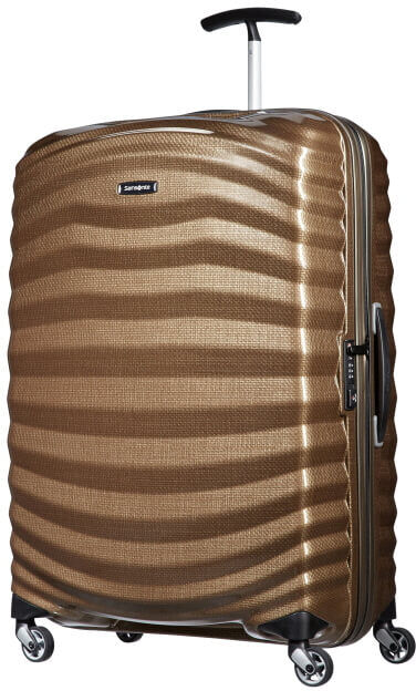 Samsonite Lite-Shock 75cm 4-Wheel Large Suitcase - Sand