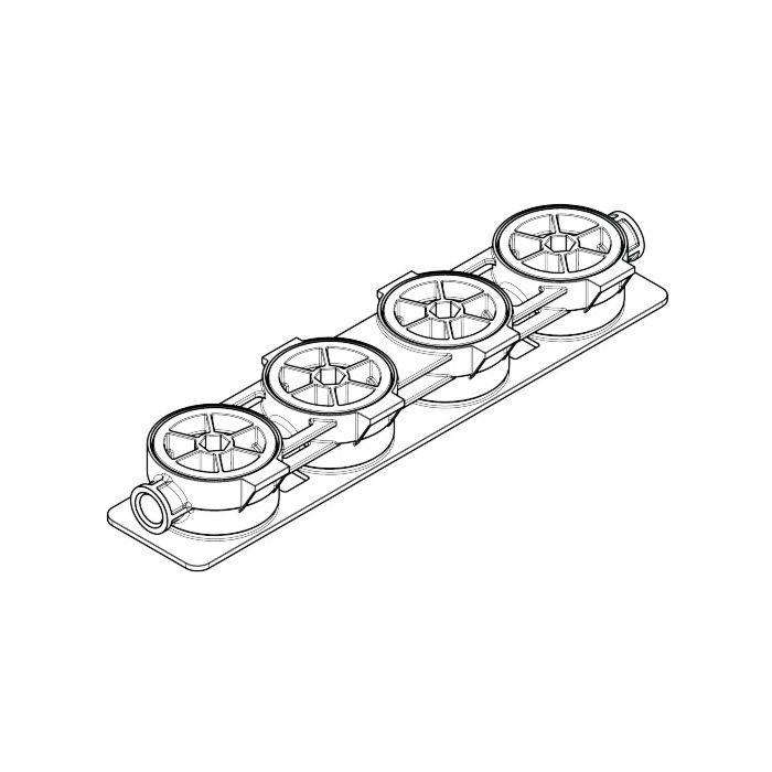 hansgrohe Whirlstrahleinsatz komplett Rainfall 98869000