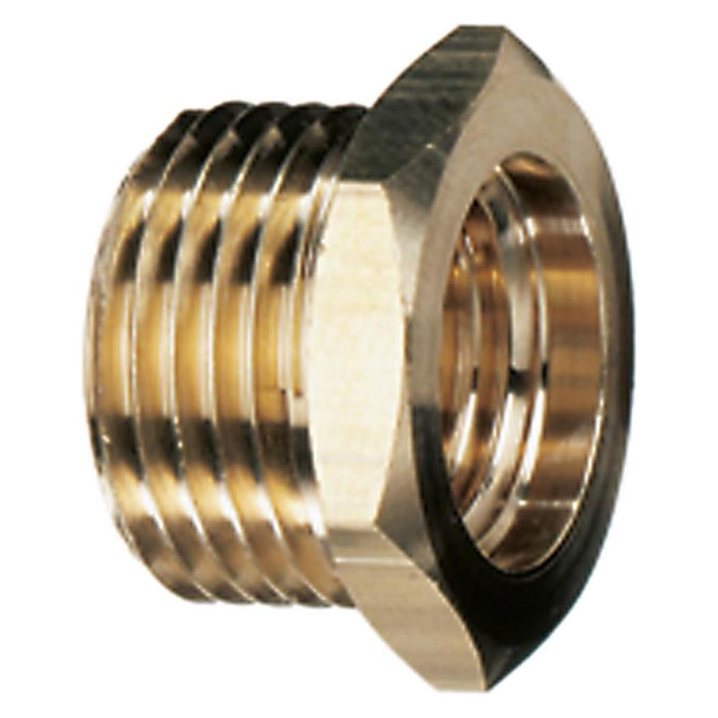 EWO Reduziernippel Messing Aussengewinde G 1/4 " Innengewinde G 1/8 " (13.16 mm) (1117)