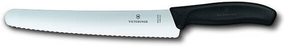Victorinox Swiss Classic Black 22cm Bread and Pastry Knife