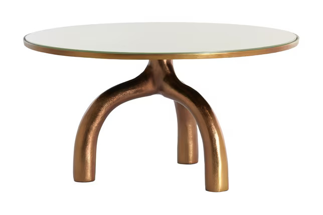 Light & Living Ronde Salontafel Mello Brons Ø76cm