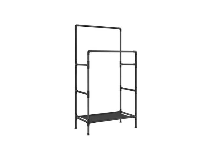 Hansiro Kleiderständer Juba, Schwarz, Metall, 83x157x45 cm, Garderobe, Garderobenständer