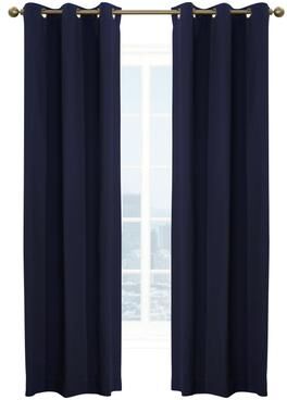 ThermaLogic Weathermate Insulated Cotton Grommet Curtain Panel - Pair