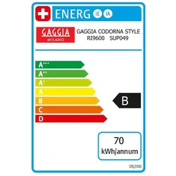 Gaggia Cadorna Style, Kaffeevollautomat, Schwarz