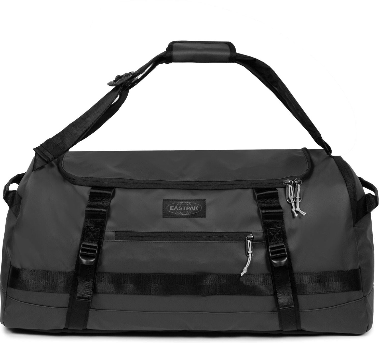 Eastpak Duffel Pack Tarp Medium Duffle Bag & Backpack - Tarp Black2