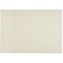 Handweber   ¦ weiß ¦ Wolle ¦ Maße (cm): B: 70