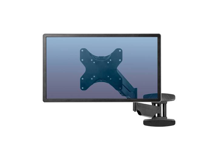Fellowes Bras porte-écran simple mural - Noir