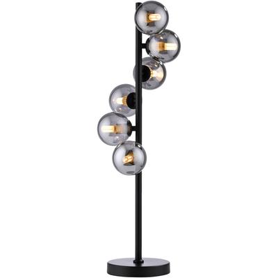 LED Tischleuchte "DUBAI", schwarz, 6, Ø 19cm H: 64cm, 1 Stk., SCHÖNER WOHNEN-KOLLEKTION, Leuchten, SCHÖNER WOHNEN Kollektion, Schnurschalter, LED Tischleuchte