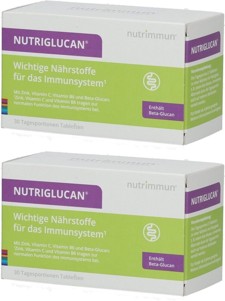 nutrimmun Nutriglucan Tabletten 2x 2x90 St