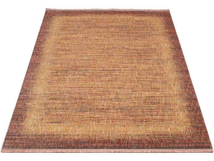 Teppich MUSTERRING MEMPHIS , rosa (kupfer), B:140cm H:8mm L:200cm, Polyester, Teppiche, Teppich, exlcusive MUSTERRING DELUXE COLLECTION mit seidigem Glanz