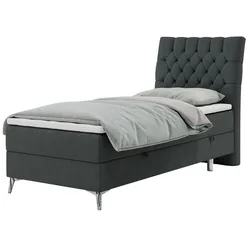 BOXBETT MILEN 90/200 Dunkelgrau Struktur - H3 - Rechts Seite