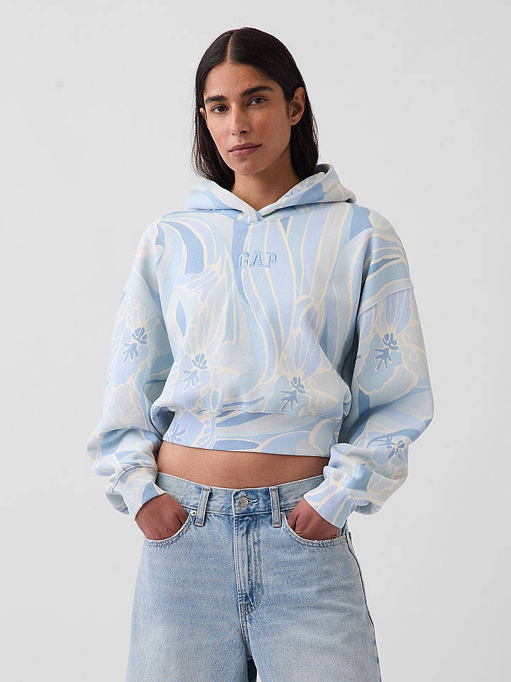 GAP Hoodie in Hellblau - L