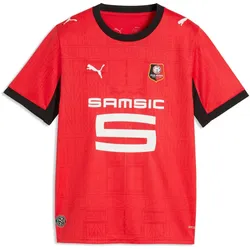 Puma, Unisex, Fussballtrikot, Heimtrikot Kind Stade Rennais 2026/27 (140), Schwarz, Rot