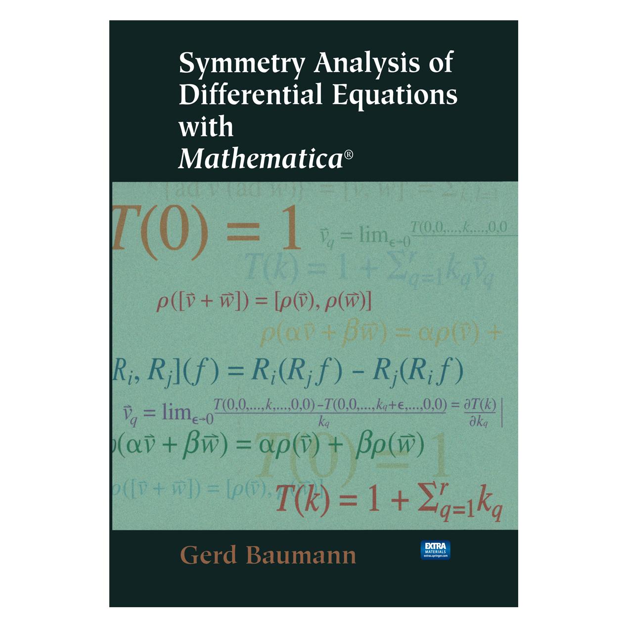 Springer Symmetry Analysis of Differential Equations with Mathematica (Englisch, Softcover, Gerd Baumann) (55562098)