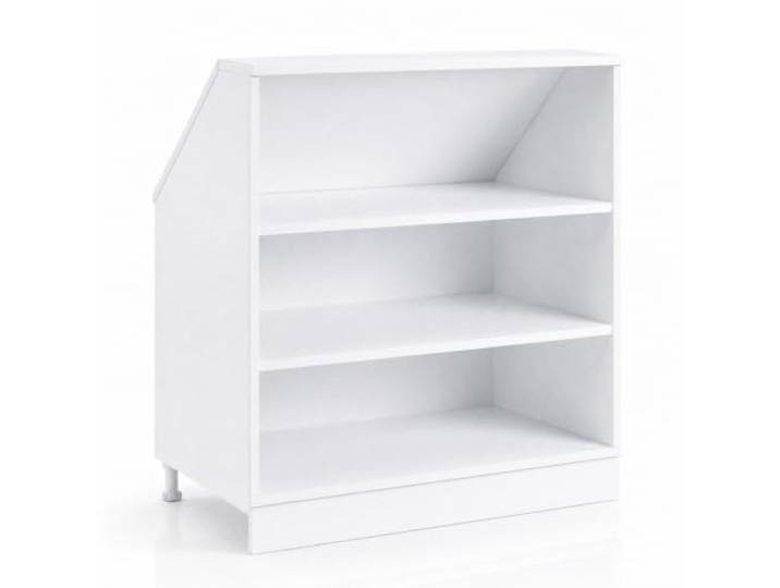 Dachschrägenregal für den Dachboden, 91 x 80 x 47 Q-Fix,,18mm