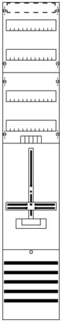 Striebel&John; Zählerfeld 9RE 1Z+2RE vorverdr. DF19C1V ; STRIEBEL & JOHN (2CPX054154R9999)