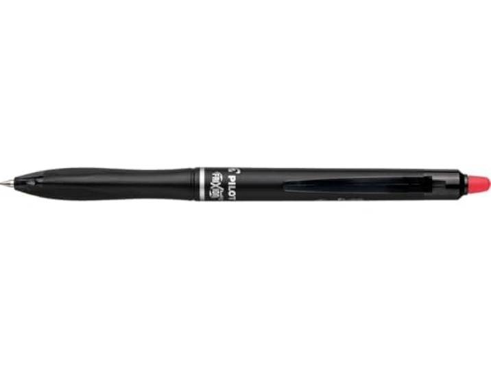 Pilot FriXion Balpen, uitwisbaar, intrekbaar, 0,7 mm punt, rode inkt