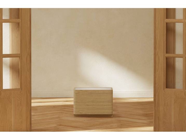 Beistelltisch Doreno - in natürlicher Holzoptik - Natur - Luxusbetten24