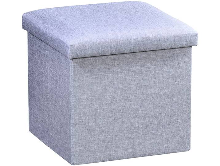 Sitzhocker KESPER KESPER Sitzhocker-Box, grau , grau, B:38cm H:38cm T:38cm, Hocker, Sitzhocker, Deckel abnehmbar