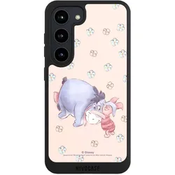 Nivocase Handyhülle für Samsung Galaxy S23 Hülle NIVOpure Case Schwarz Disney Esel Winnie Puuh Ferkel (Samsung Galaxy S23), Smartphone Hülle, Schwarz