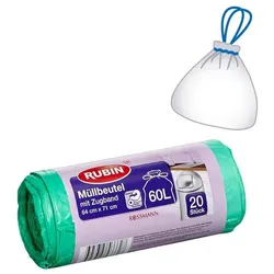 RUBIN Müllbeutel 60,0 l grün