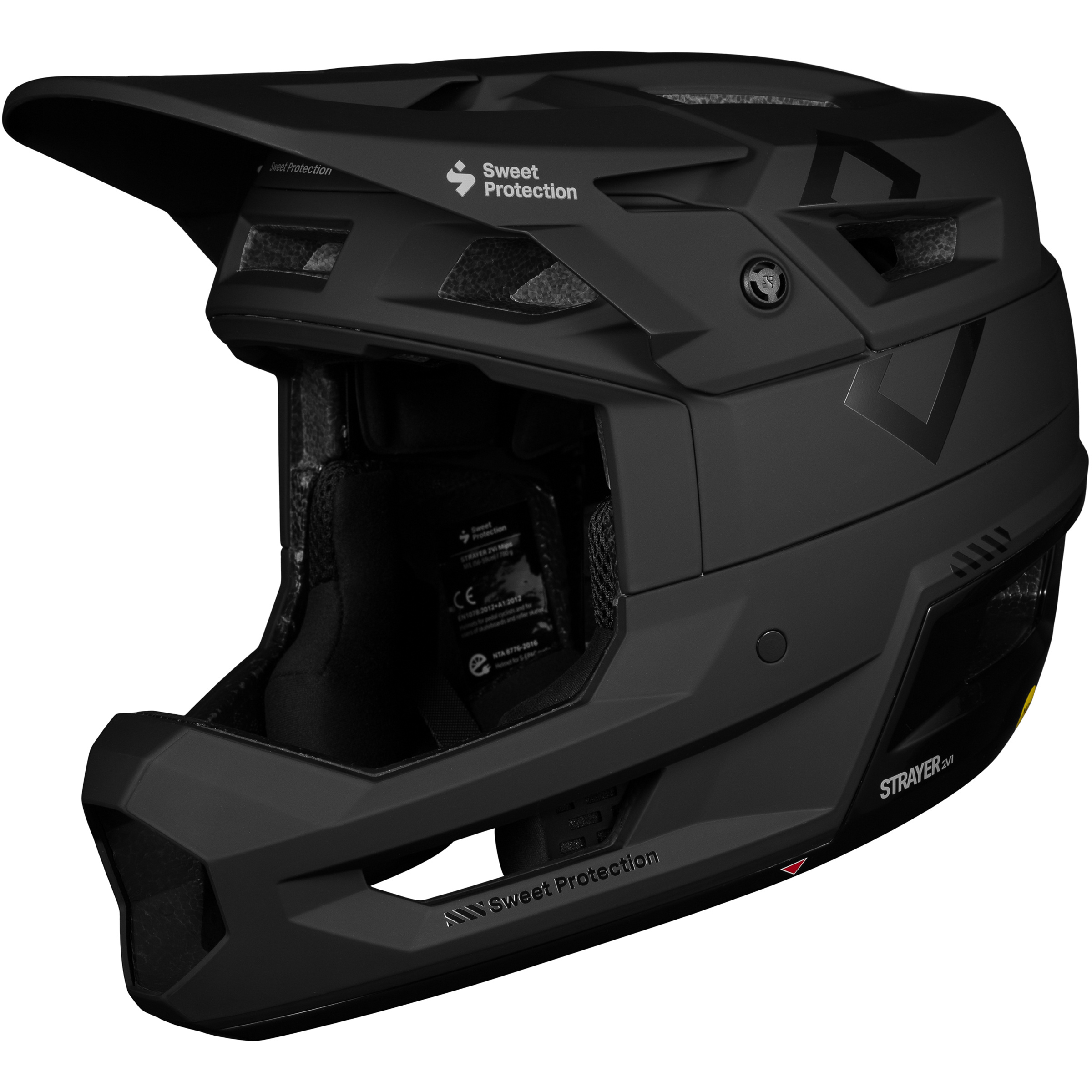 Sweet Protection Strayer 2Vi Mips Fahrradhelm Fahrradhelme schwarz Größe 56-59CM Mountainbike