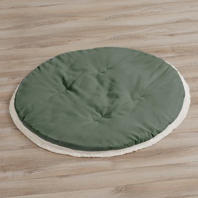 Sweet Jojo Designs Dark Green Boho Boy Girl Gender Neutral Baby Tummy Time Playmat Sage Modern Bohemian Farmhouse Diamond Tuft