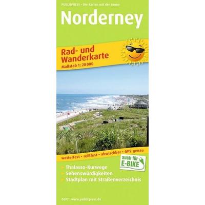 Publicpress Rad- und Wanderkarte Norderney 1:20.000, Sonstige von , KOMPASS Freytag & Berndt, 978-3-7473-0697-0