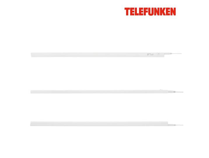 Telefunken LED-Unterbauleuchte Hephaistos, weiß, Länge 87 cm Hephaistos, weiß / opal, für Küche, Kunststoff, Unterschrankleuchten